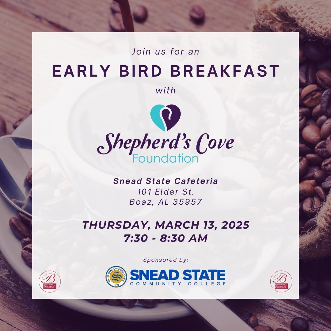 Early Bird Breakfast with Shepherd's Cove Hospice