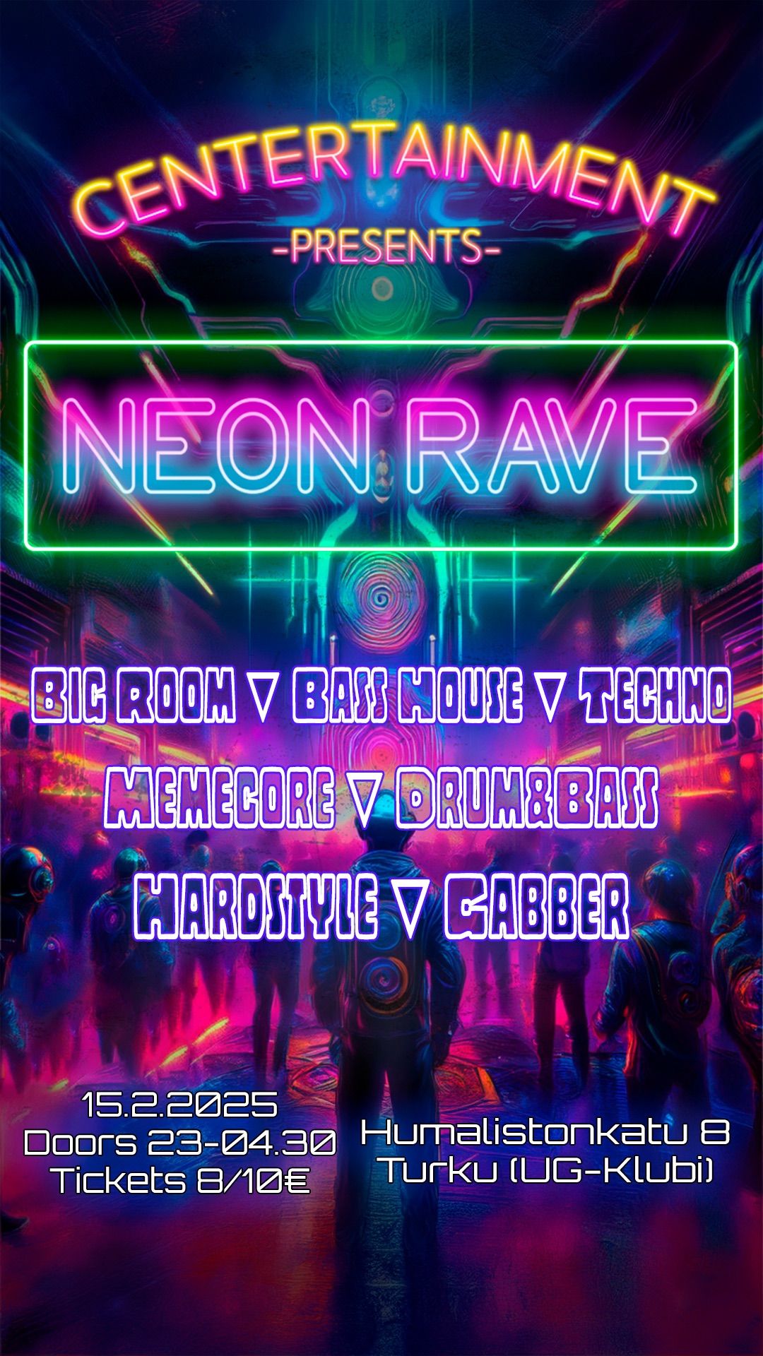 Neon Rave 15.2.2025 UG-Klubi