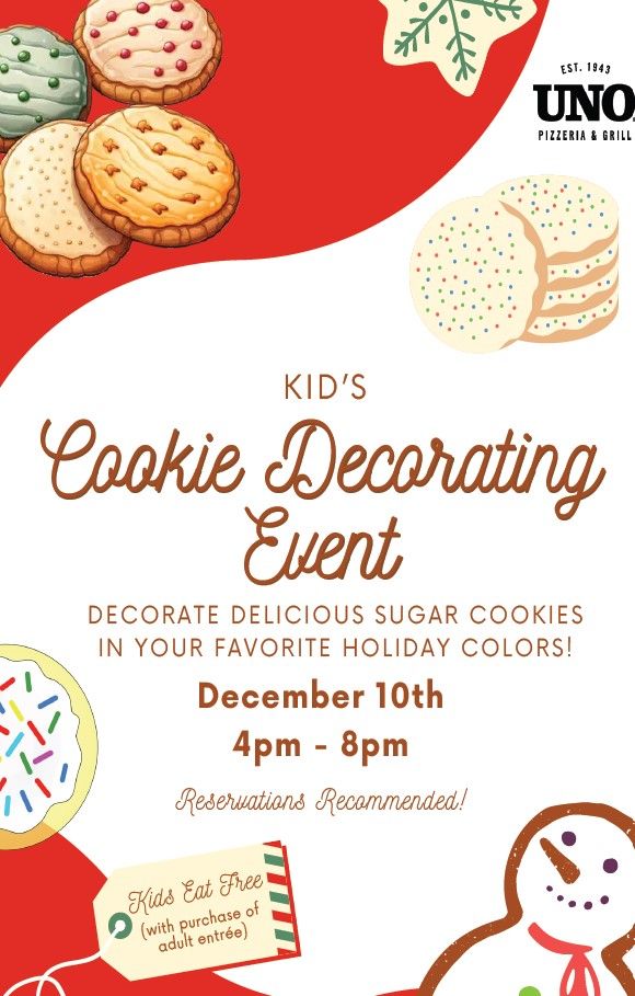 Kids Holiday Cookie Decorating Event