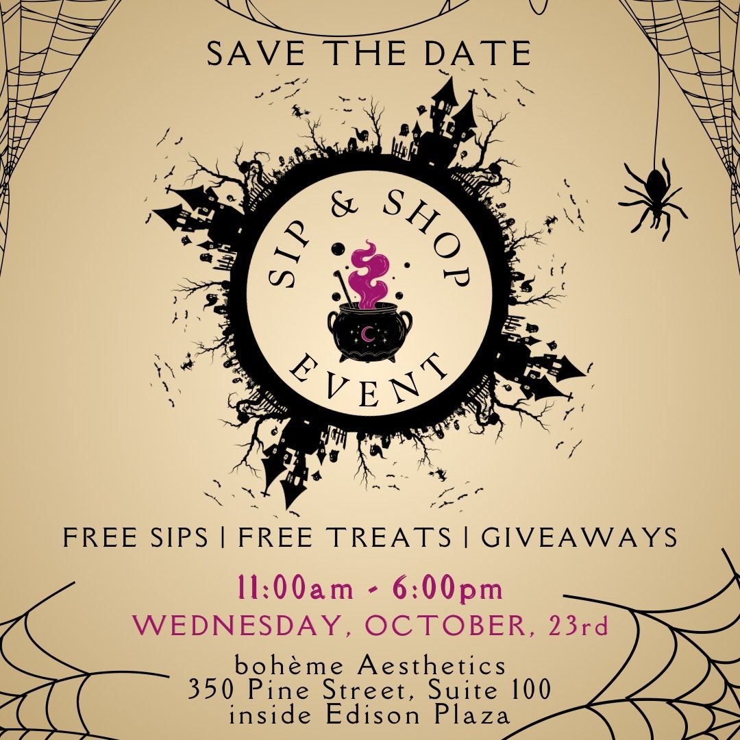 Sip & Shop Event 