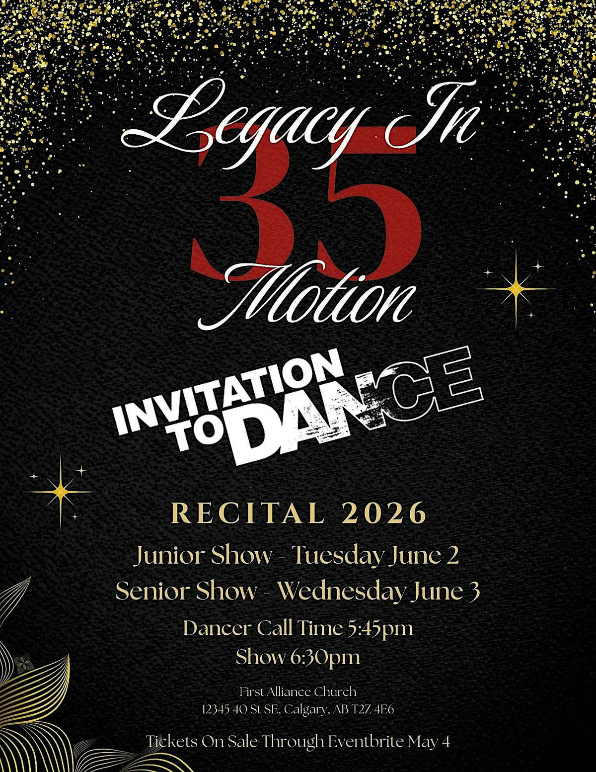 Legacy In Motion - 35 years! - Senior Recital 2026