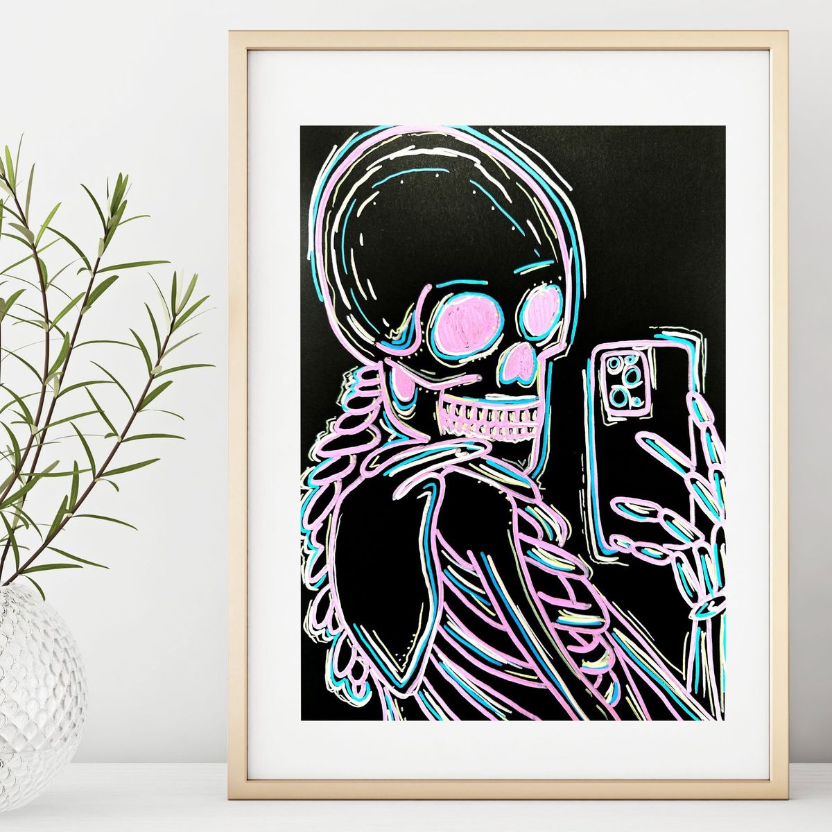 Neon Skeletons!