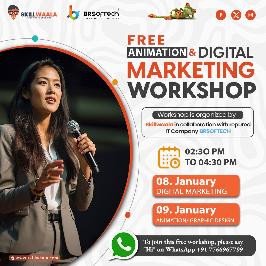 Digital Marketing & Animation Workshop