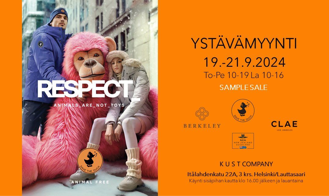 Kust Company Yst\u00e4v\u00e4myynti 19.-21.9.2024