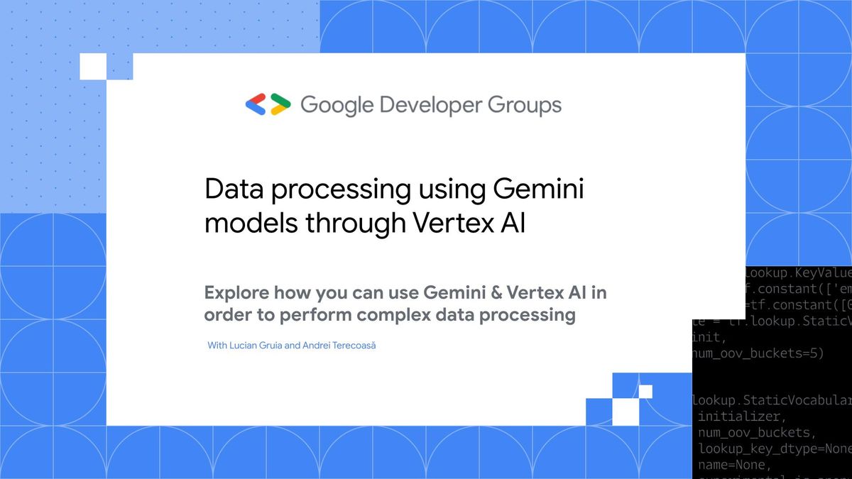 Data processing using Gemini models through Vertex AI