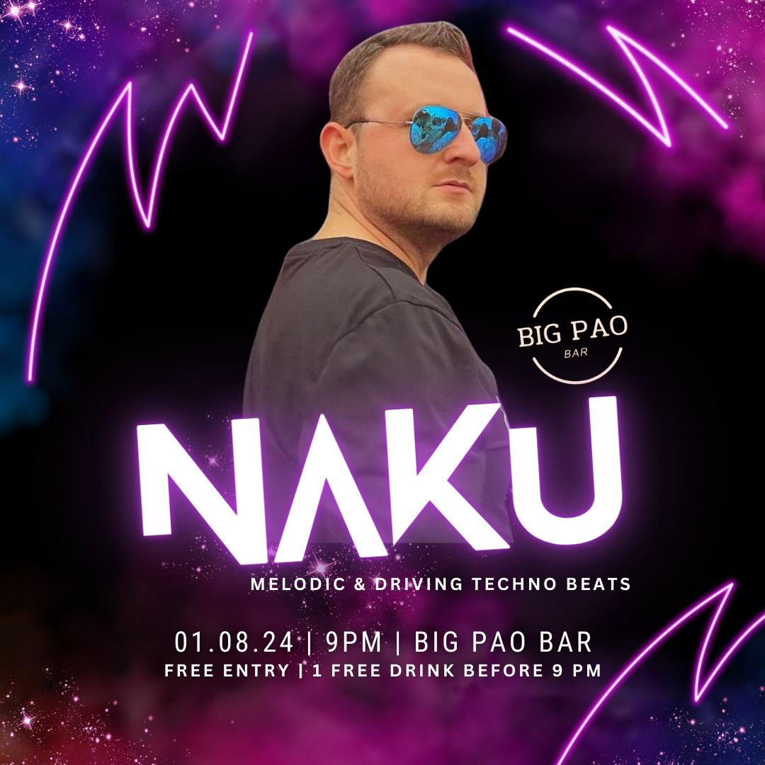 Naku Live at Big Pao Bar | melodic & driving techno beats