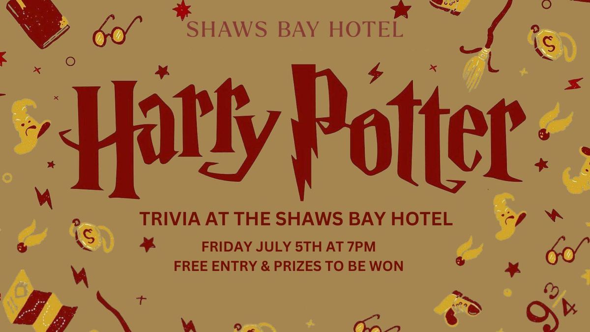 Harry Potter Trivia @ Shaws Bay Hotel
