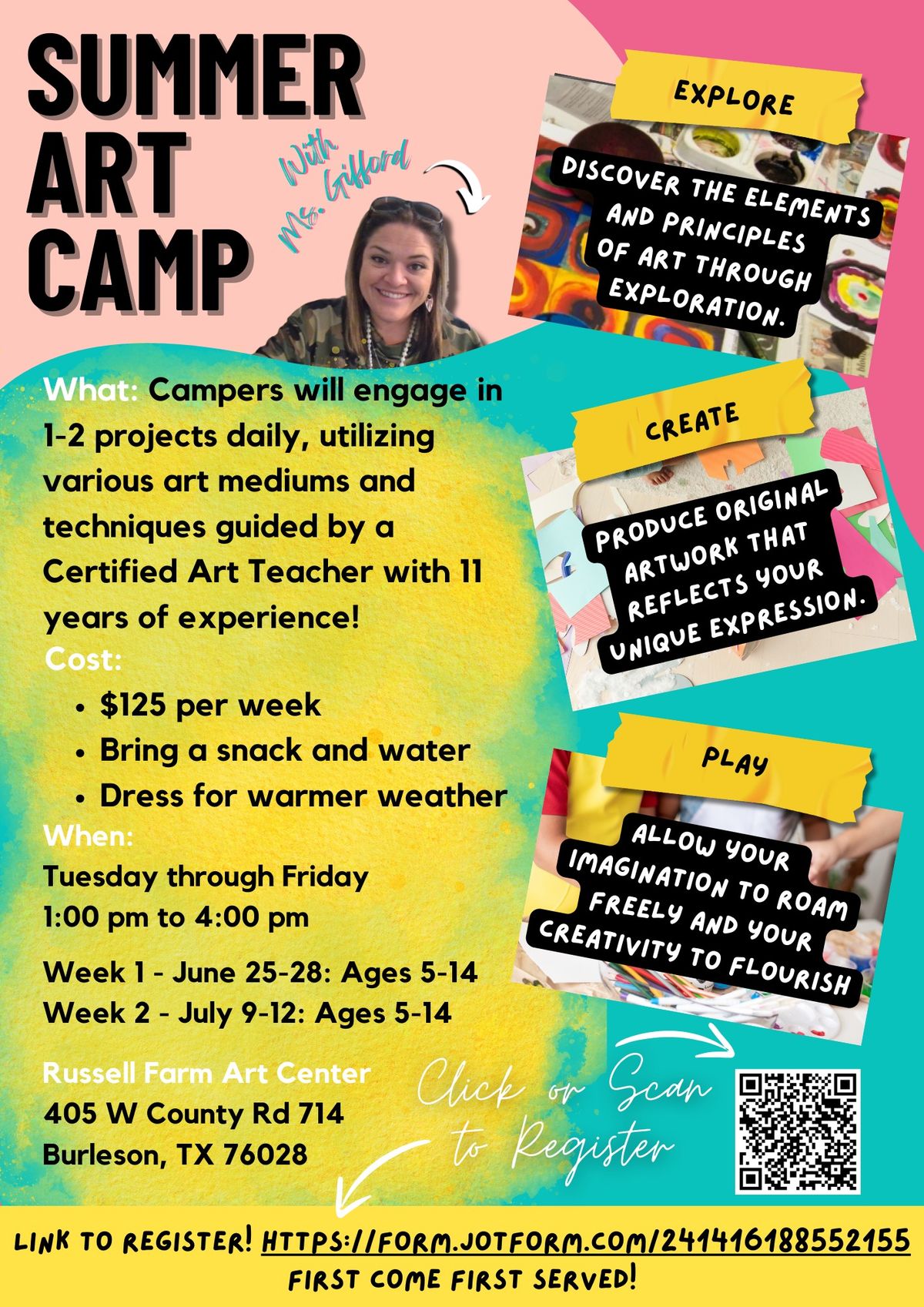 Summer Art Camp 