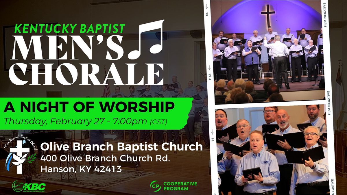 A Night of Worship with the KBC Men's Chorale