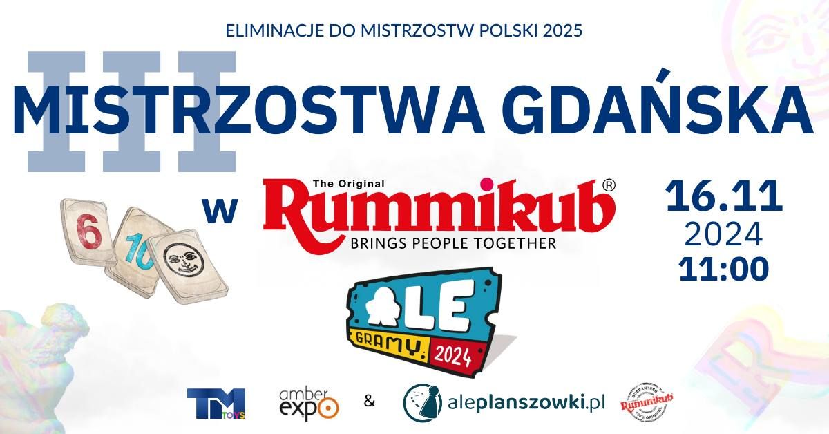 III Mistrzostw Gda\u0144ska w Rummikub na ALEGRAMY 