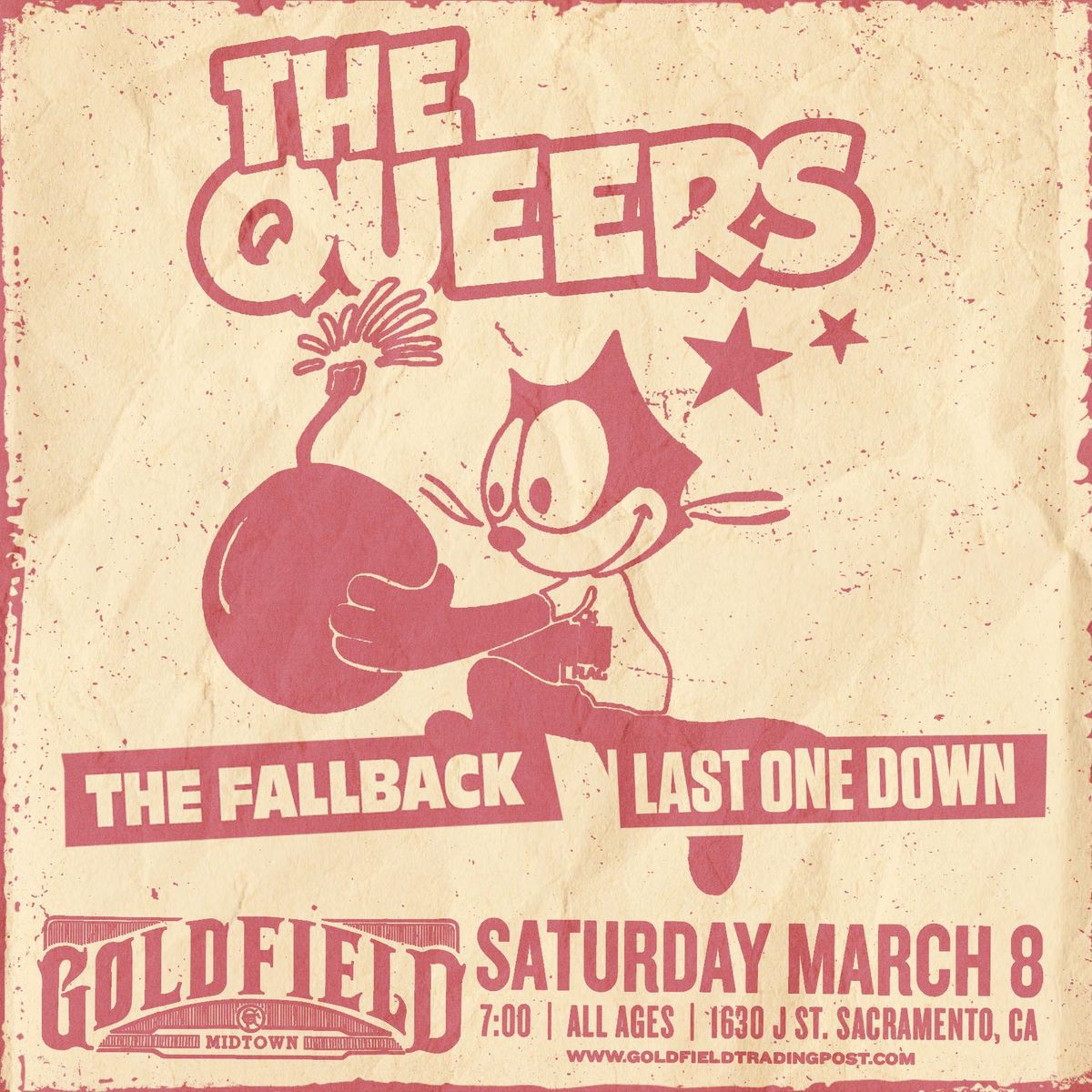 THE QUEERS + THE FALLBACK + LAST ONE DOWN