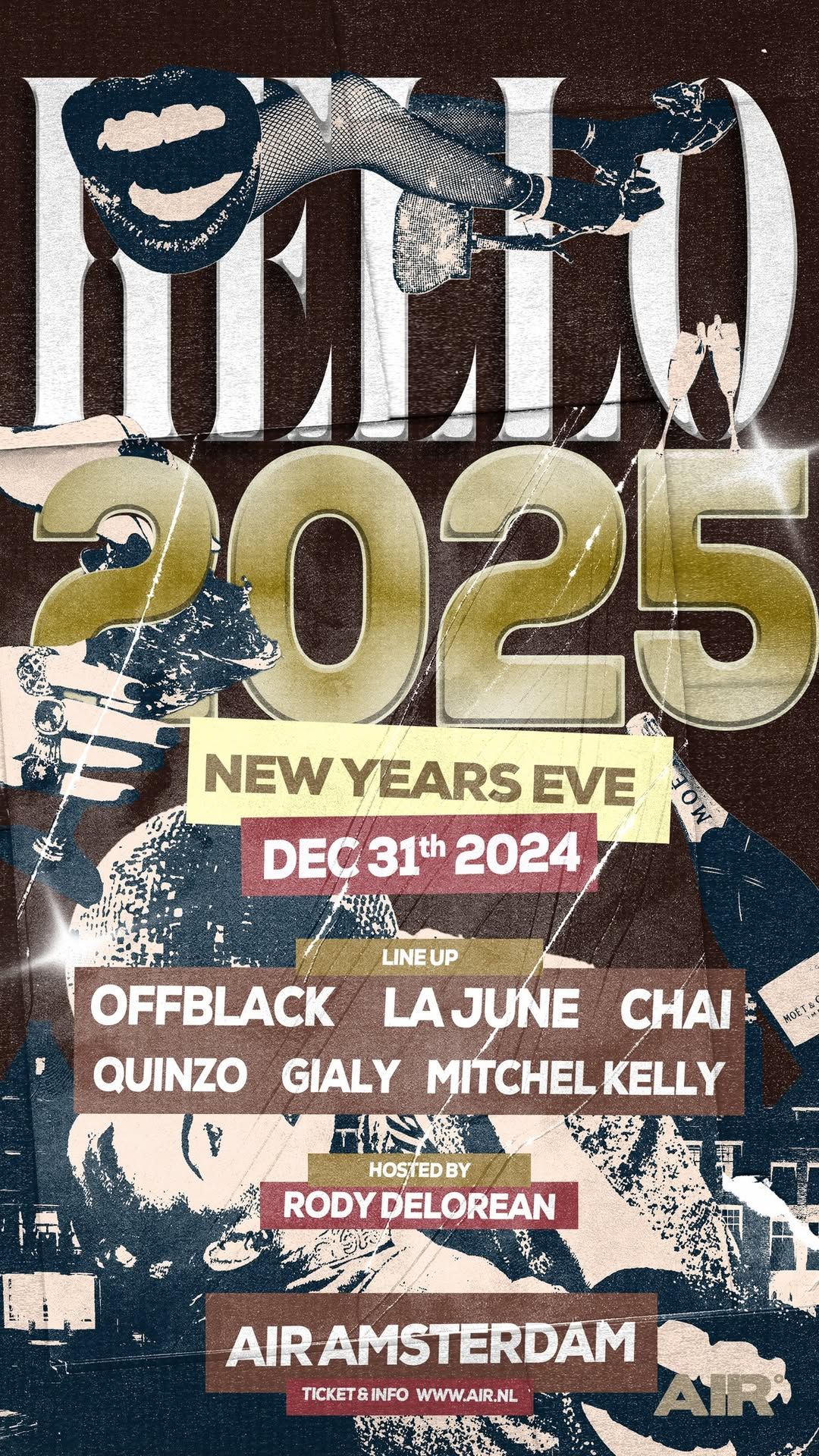 HELLO 2025 || NYE || AIR AMSTERDAM 