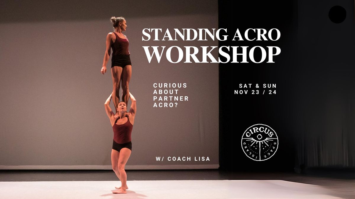 Beginner Standing Acro Workshop Weekend 