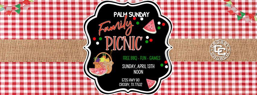 Palm Sunday Family Picnic