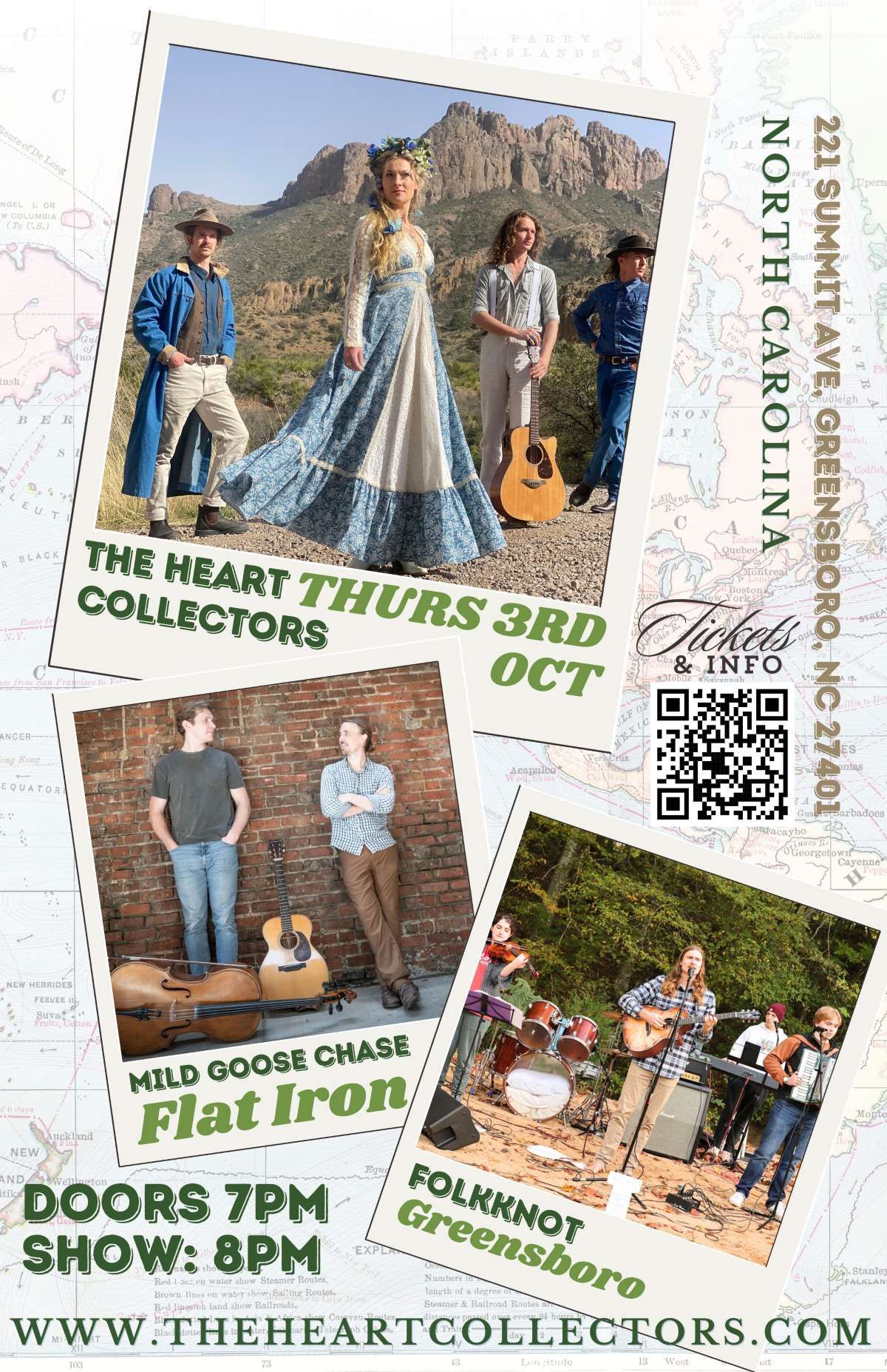 The Heart Collectors, Mild Goose Chase, and Folkknot