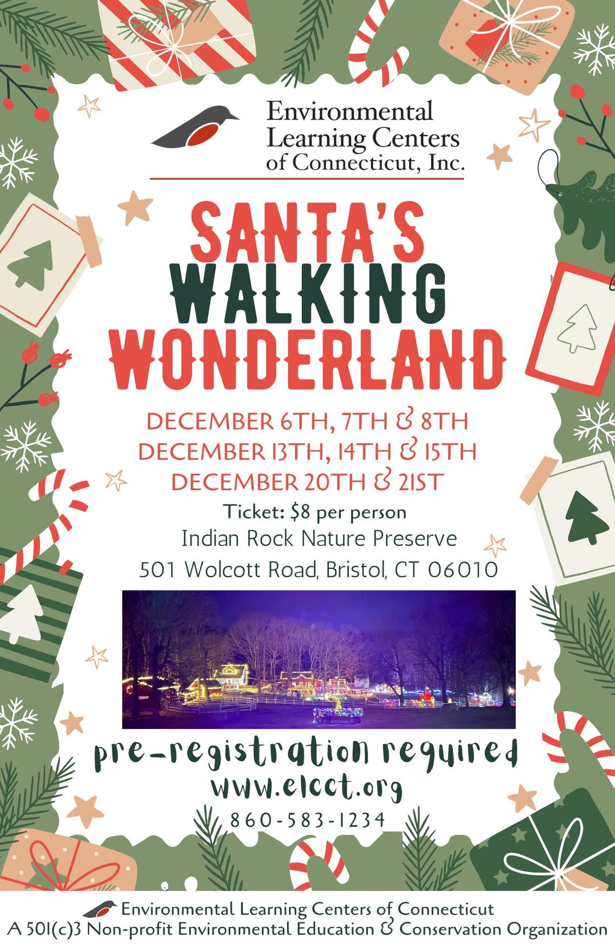 Santas Walking Wonderland