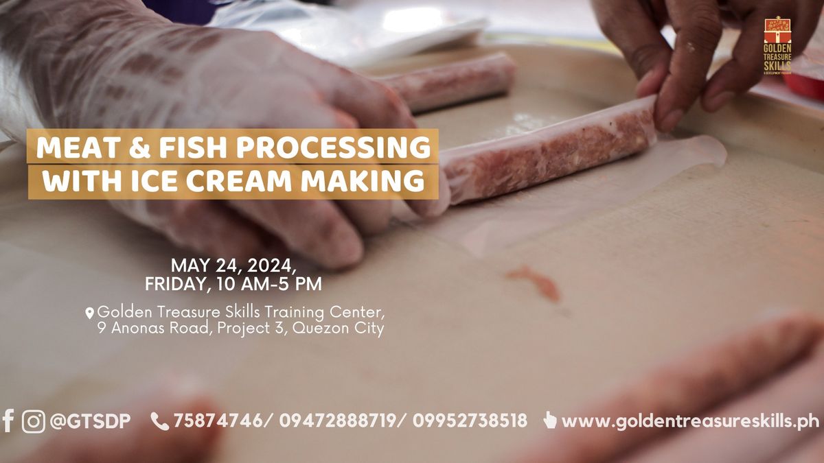 Meat and Fish Processing with Ice Cream Making