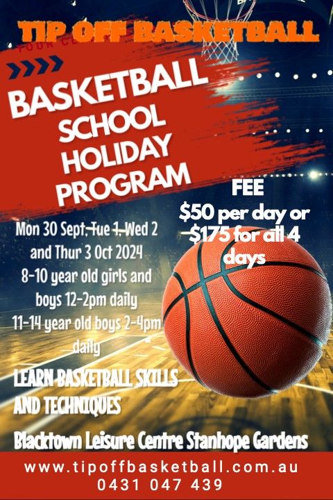 SCHOOL HOLIDAY BASKETBALL PROGRAM