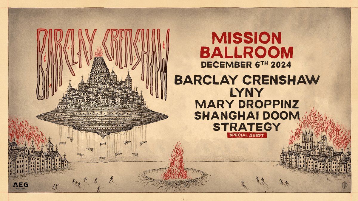 Barclay Crenshaw at Mission Ballroom