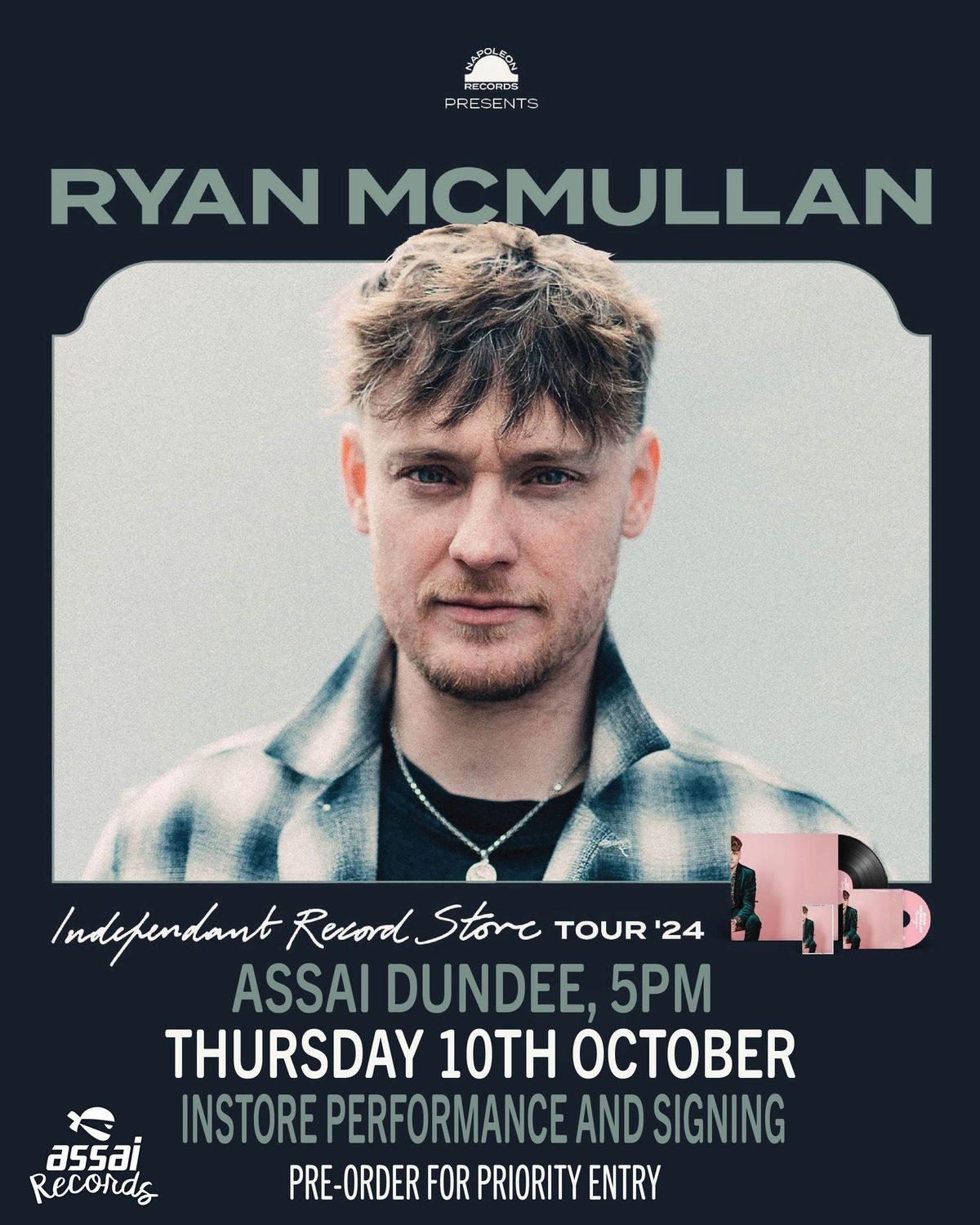 Ryan McMullan Instore Performance and Signing Dundee