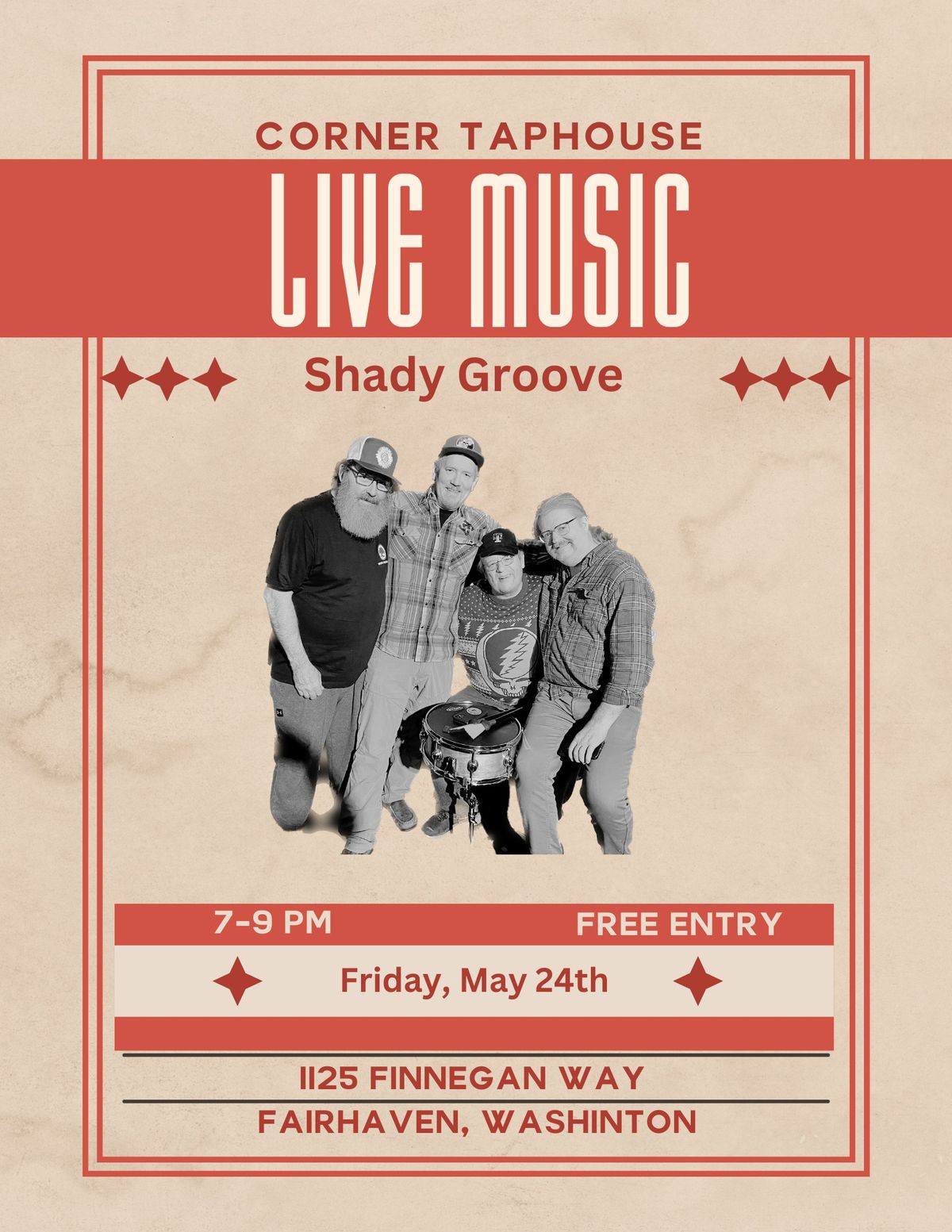 Live Music- Shady Groove