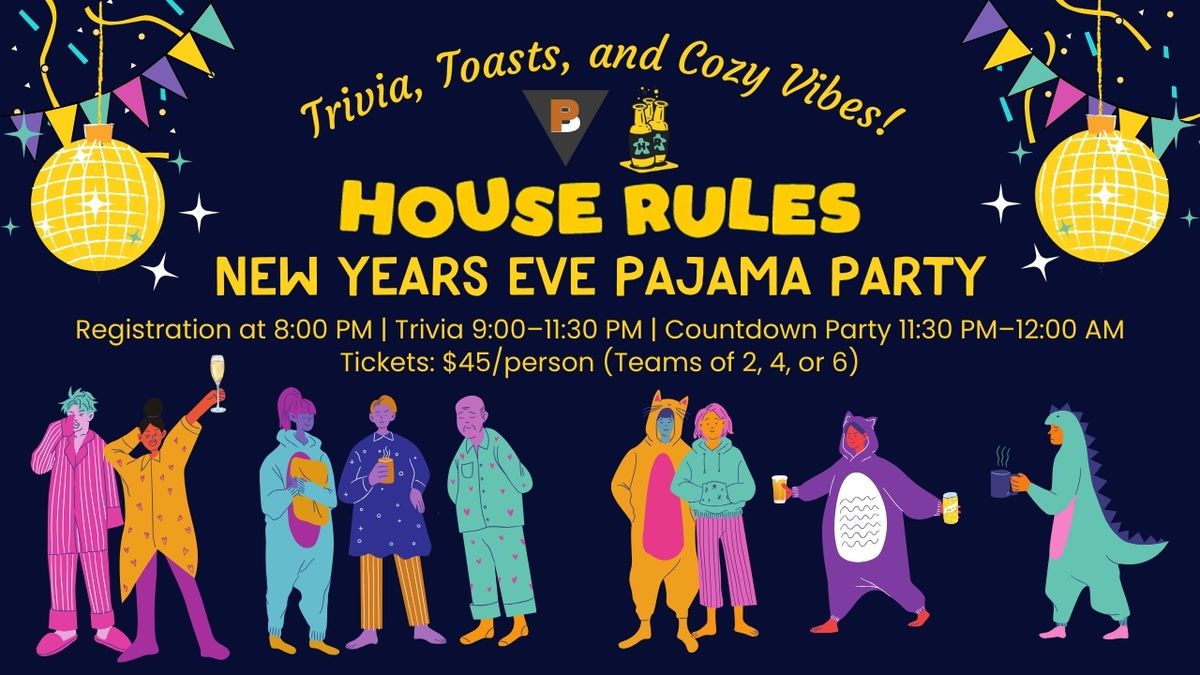 Trivia & Toasts: A Cozy NYE Celebration