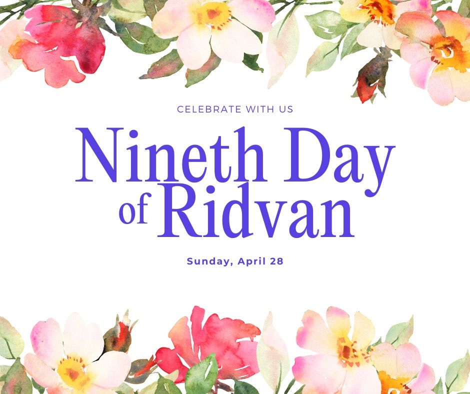 Celebration for 9th Day of Ridvan