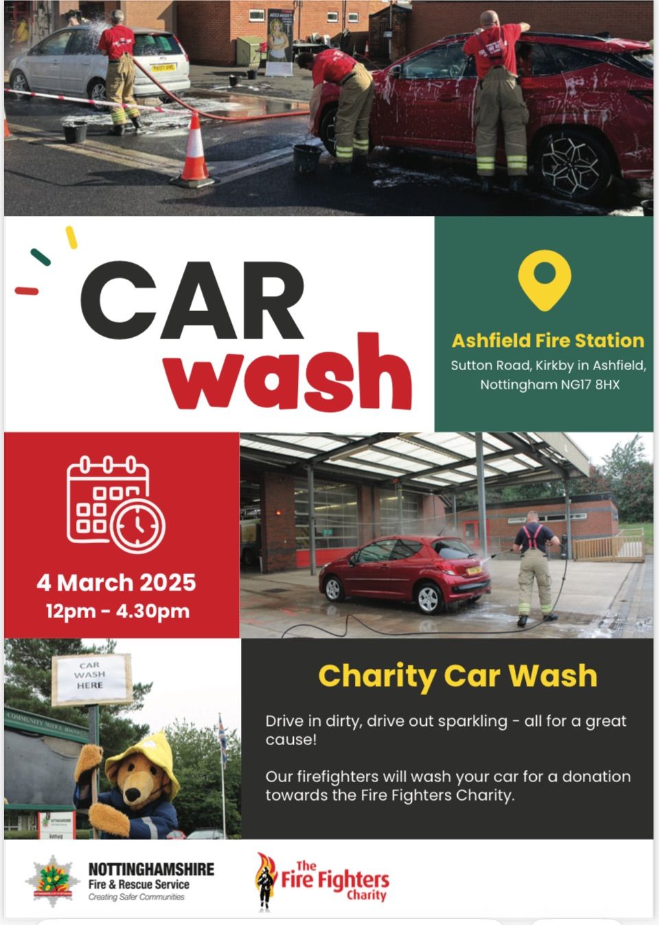 Firefighters Charity Car Wash