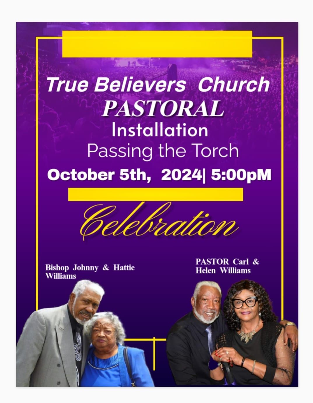 " Passing the Torch " Pastoral Installation 