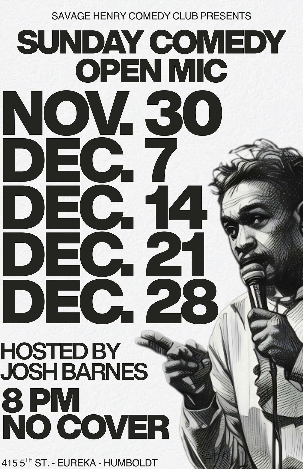 Sunday Comedy Open Mic