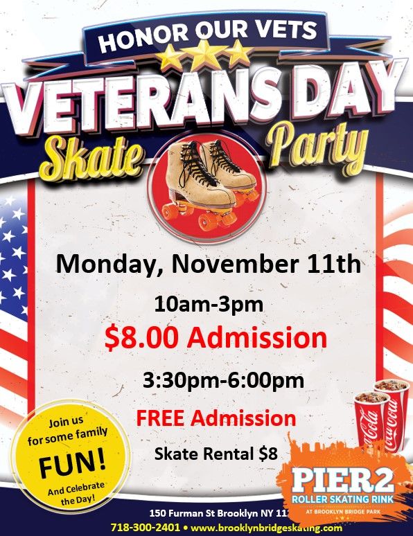 Veteran's Day Skate Party