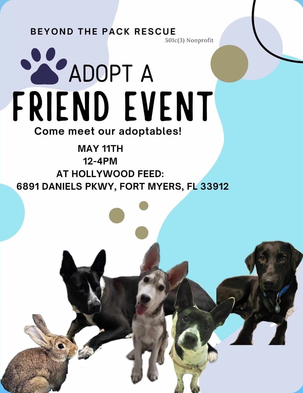 Adopt a friend event 