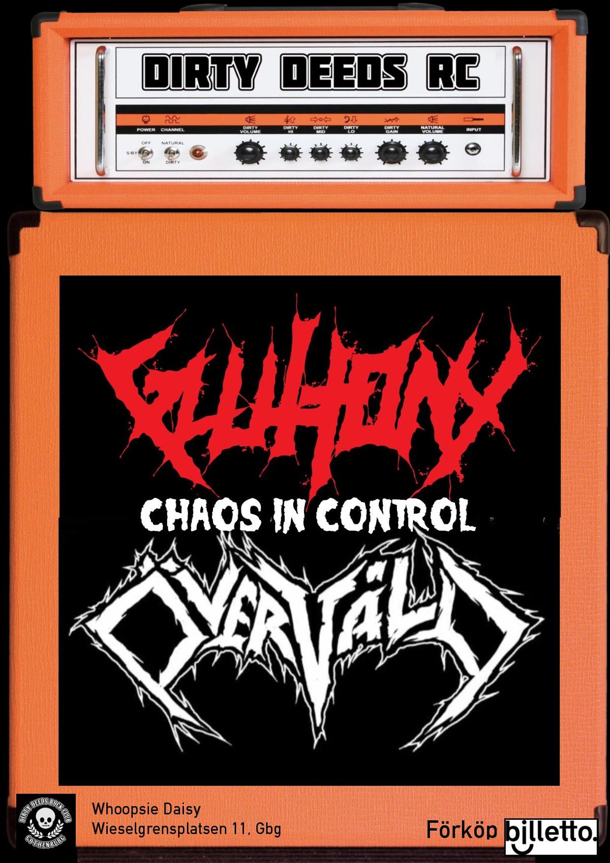 GLUTTONY +\u00d6VERV\u00c5LD & CHAOS IN CONTROL