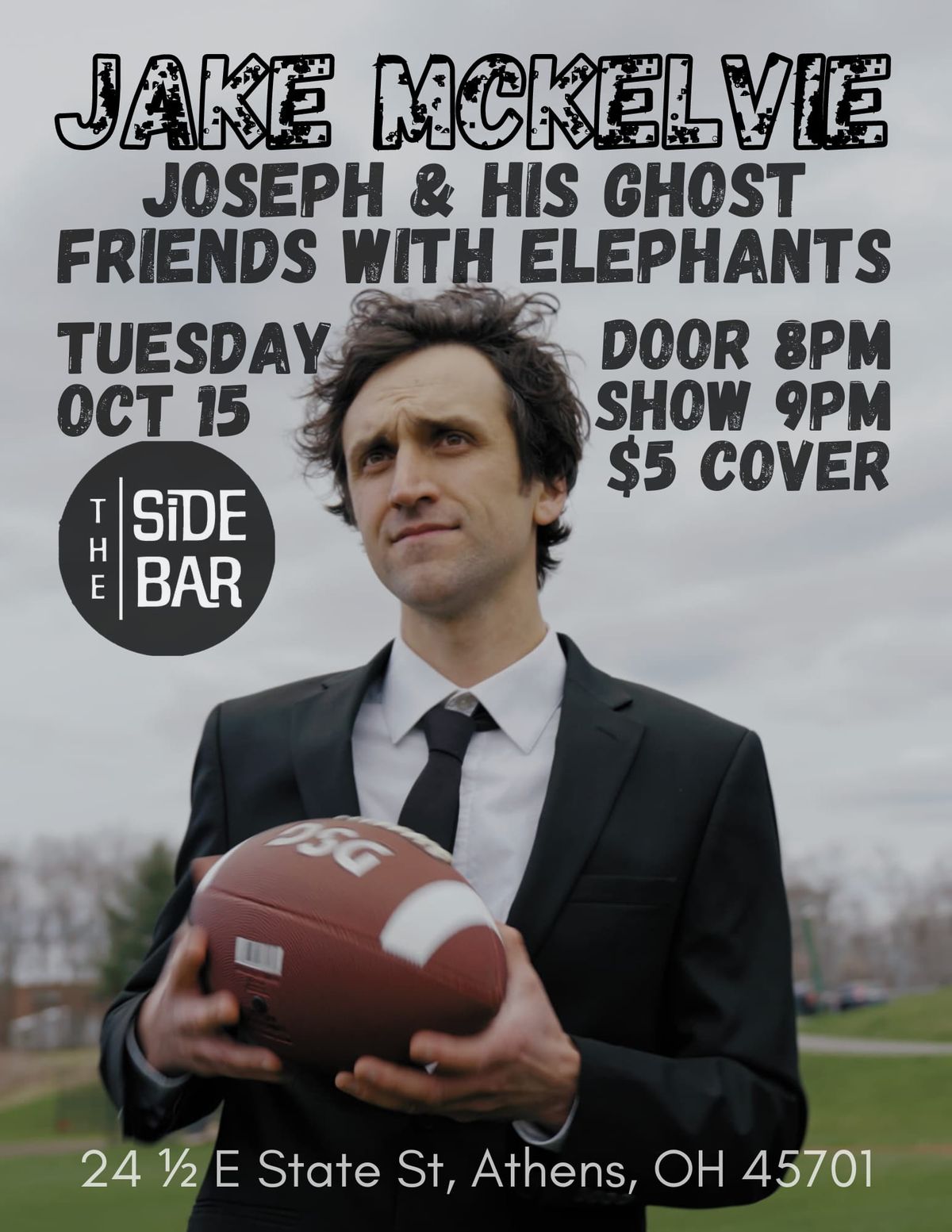 Jake McKelvie\/Joseph & His Ghost\/Friends with Elephants @ The Side Bar