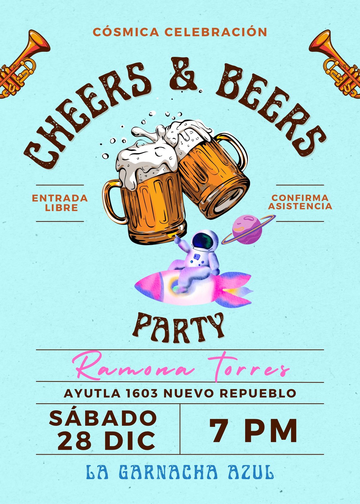 Cheers \ud83e\udd42 & Beers \ud83c\udf7a\u2728Ramona Torres \ud83d\udcab