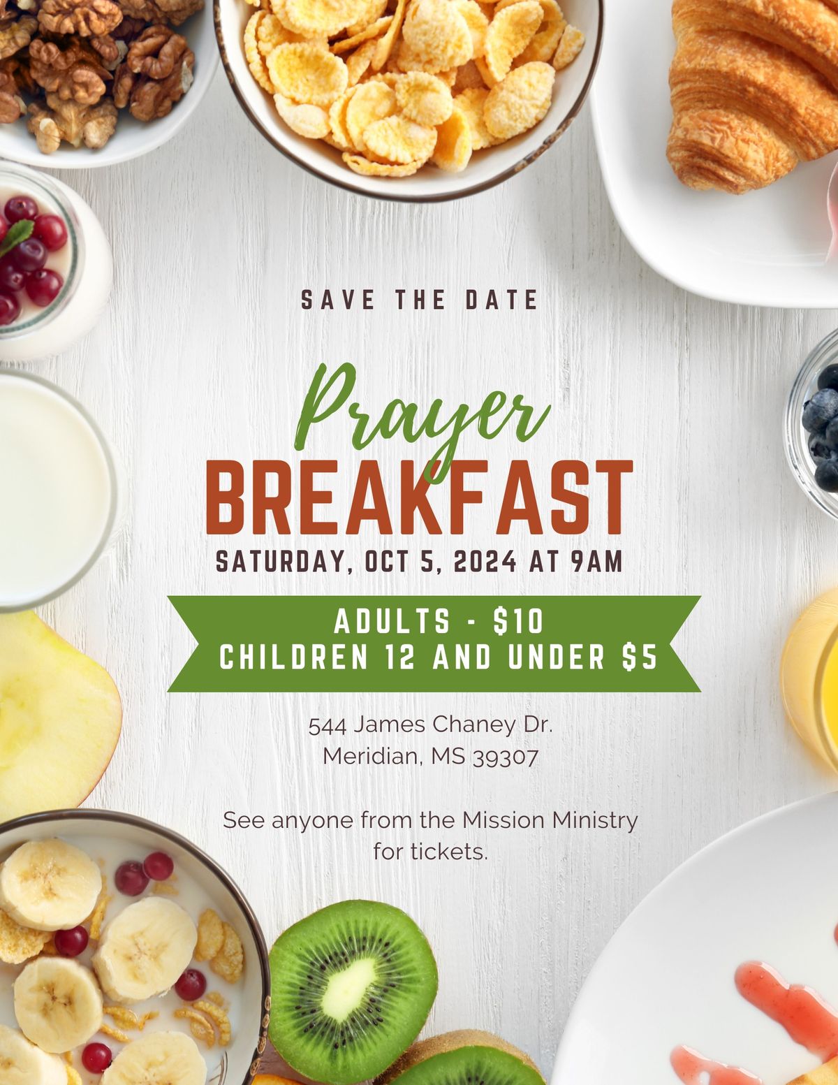 Mission Ministry Prayer Breakfast 2024