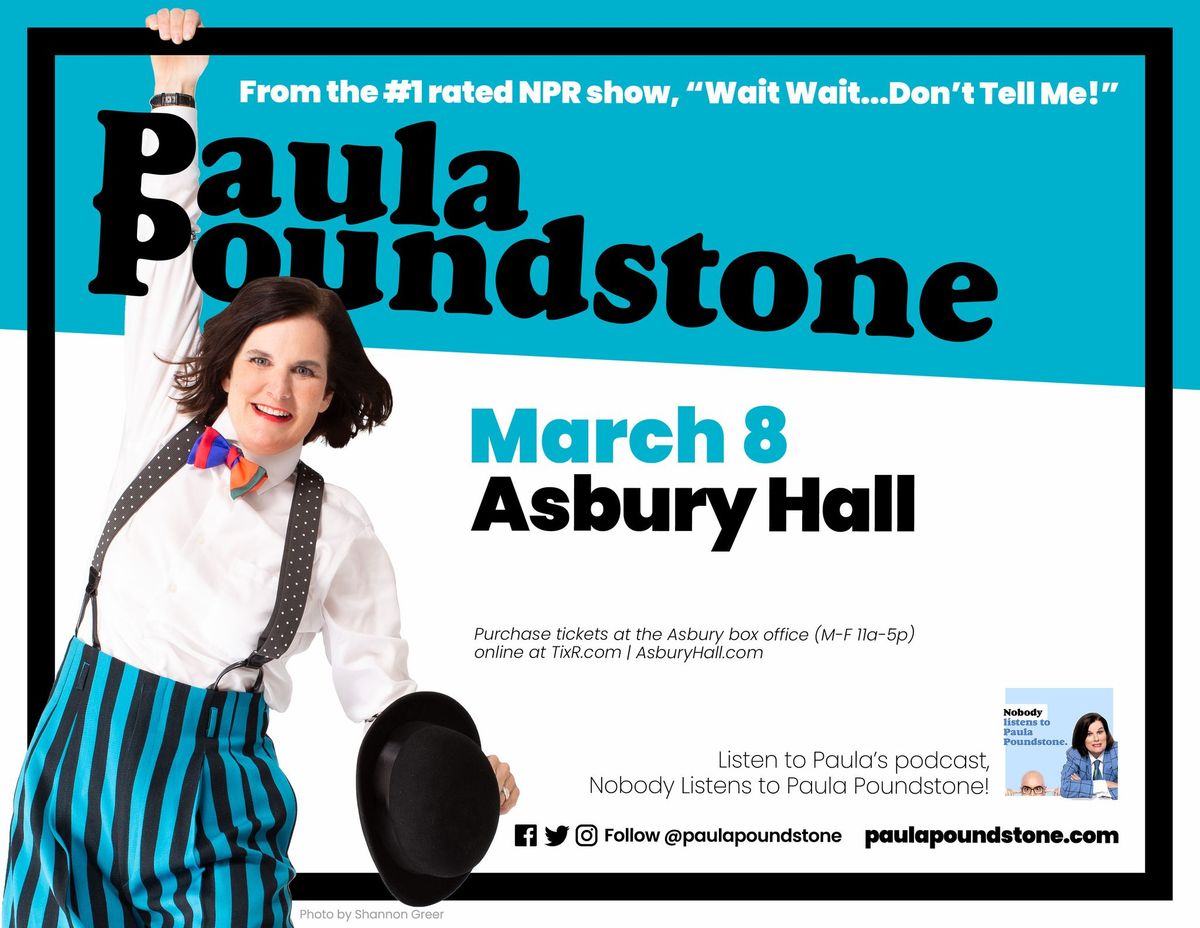 Paula Poundsone live in Asbury Hall, Buffalo, NY