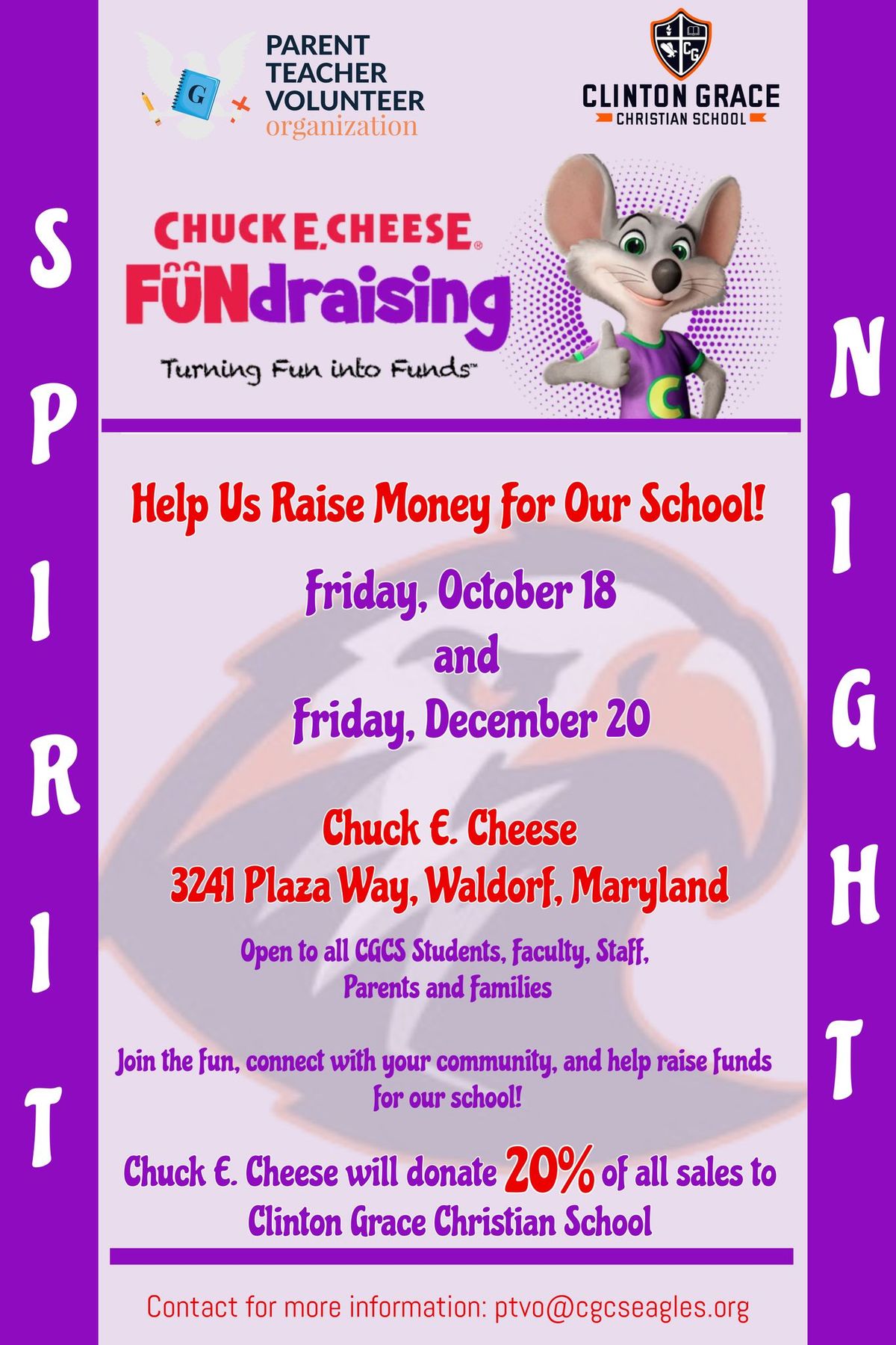 CGCS Spirit Night