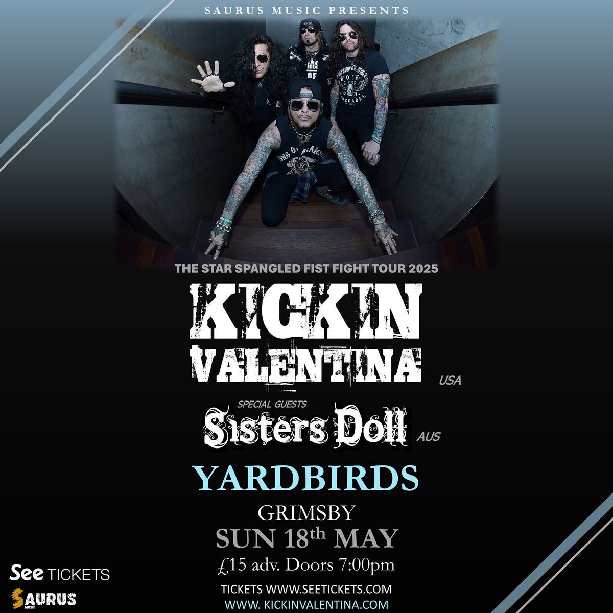 Kickin Valentina plus Sisters Doll at Yardbirds