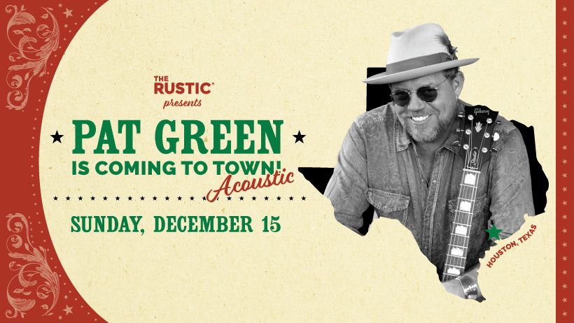 Pat Green Acoustic Show