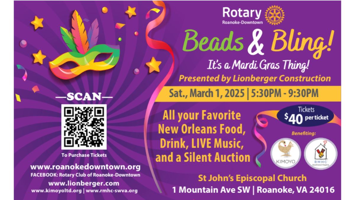 Beads & Bling! It's a Mardi Gras Thing!