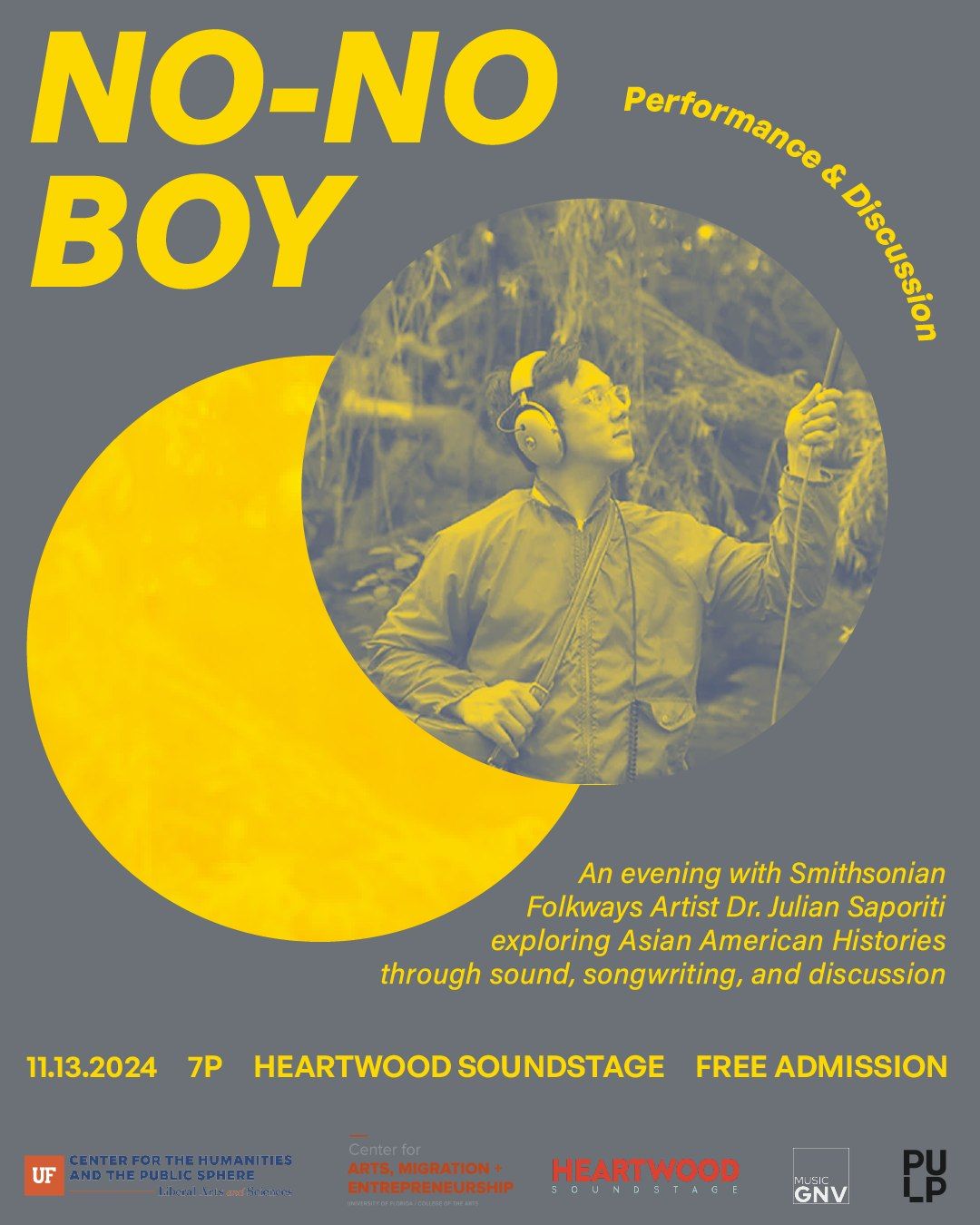 No-No Boy \/\/ Performance & Discussion @ Heartwood Soundstage | Gainesville, FL