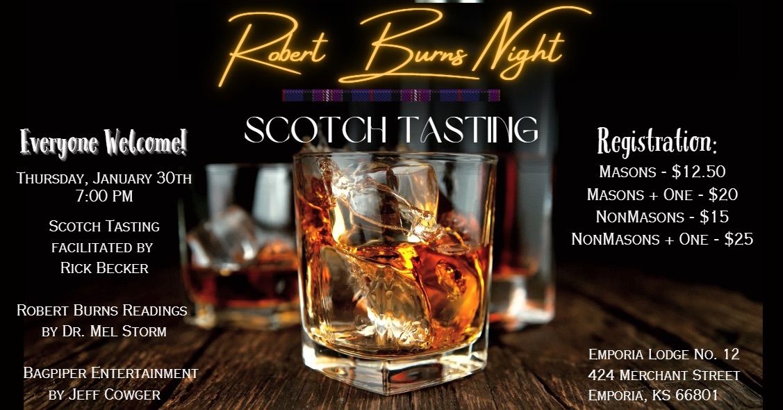 Robert Burns Night: A Scotch Tasting