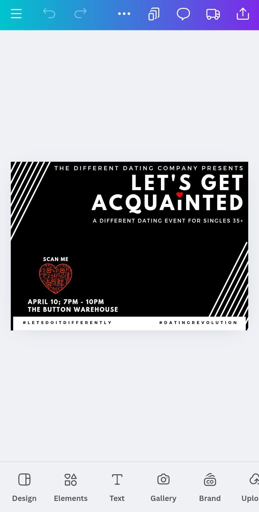 The Different Dating Company's first event: Let\u2019s Get Acquainted!