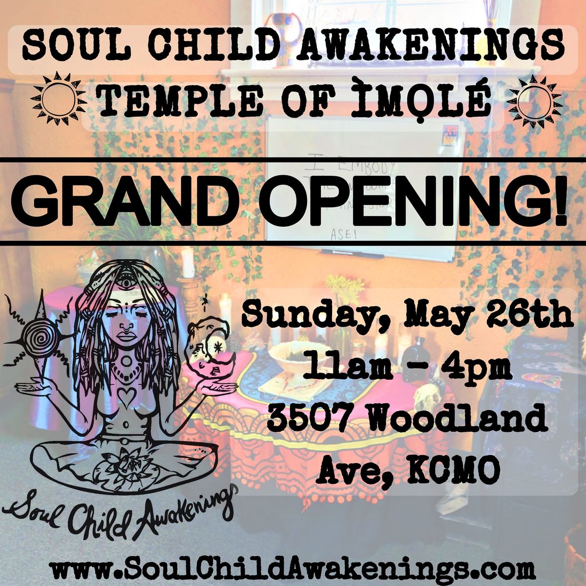 Soul Child Awakenings Temple of \u00ccm\u1ecdl\u00e9 Grand Opening