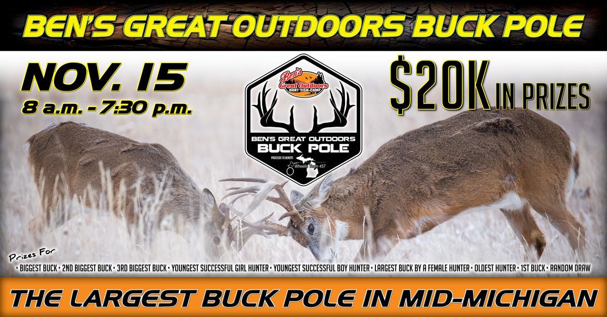 2024 Ben's Great Outdoors Buck Pole