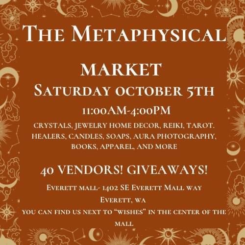 The Metaphysical market over 40 vendors 