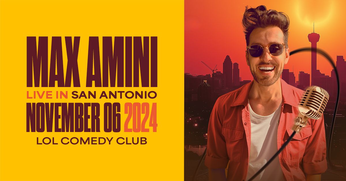 Max Amini Live in San Antonio!