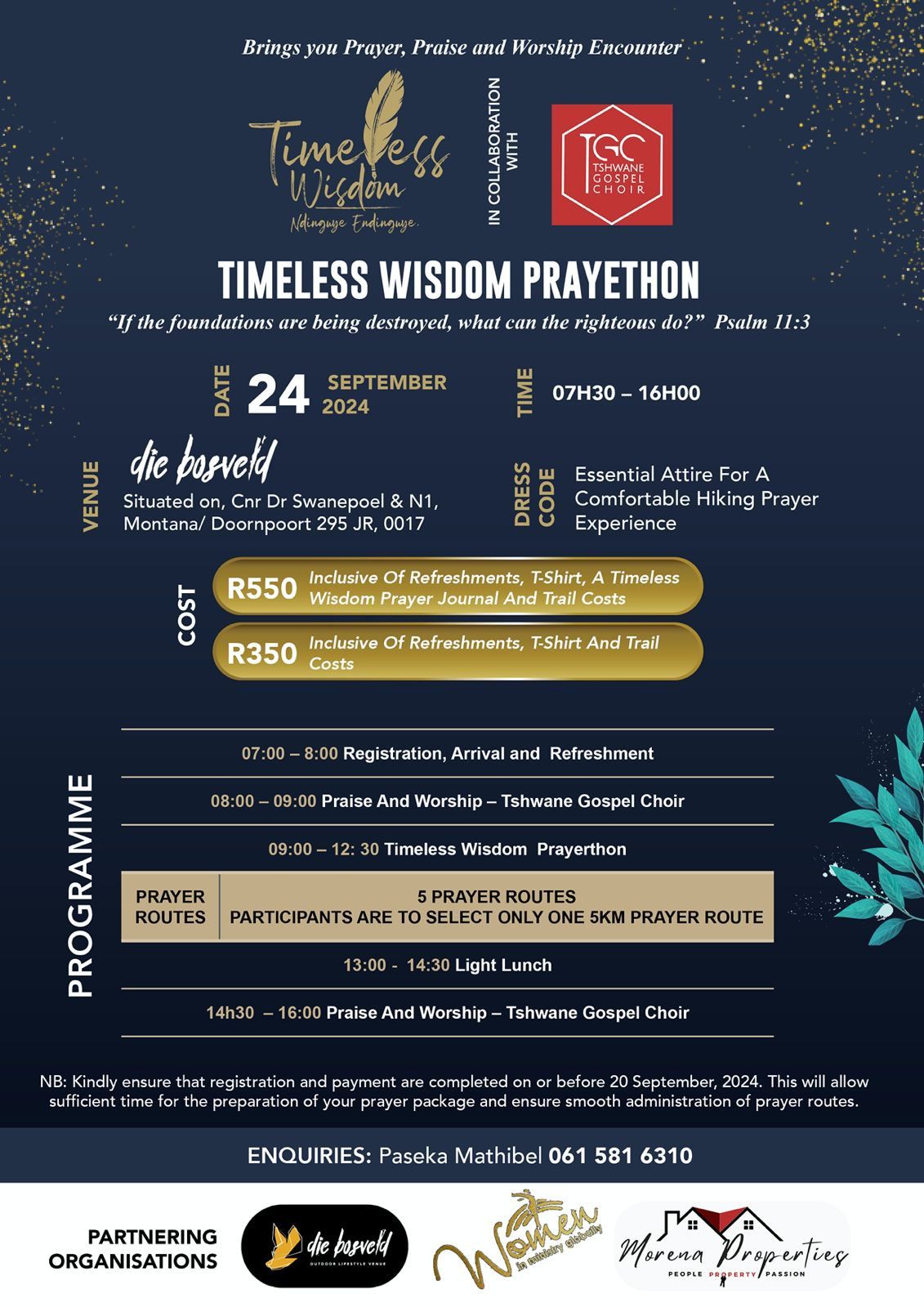 Timeless Wisdom Prayerthon 