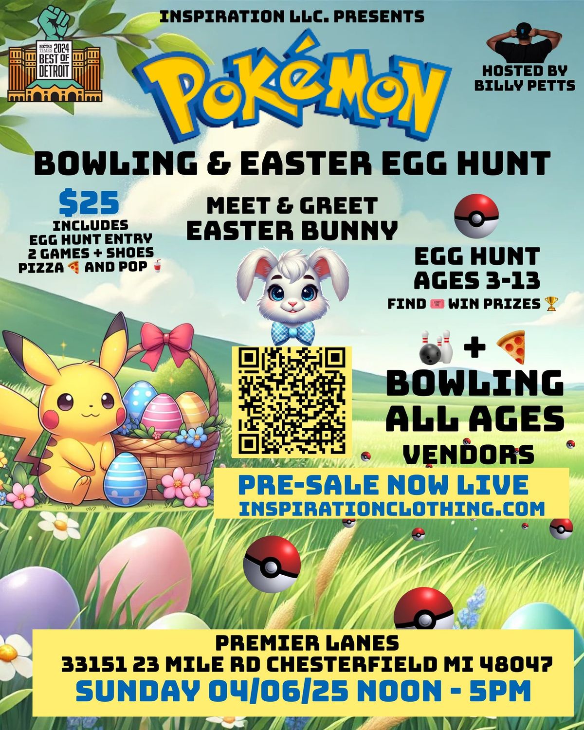 Pokemon Bowling & Easter Egg Hunt